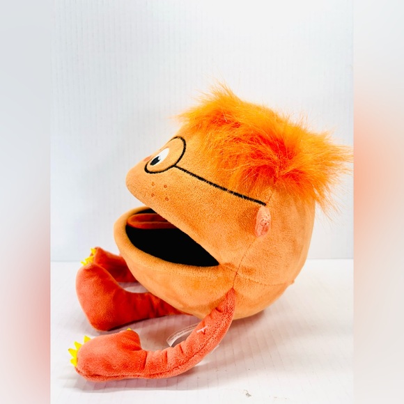 Orange Monsters Hand Storytelling Puppet Of The Puppet Company With Squeaker! - Picture 4 of 7